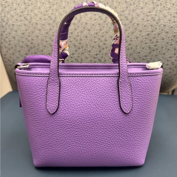 NWT - Coach - Mini City Tote - Color: Iris - Picture 3 of 7